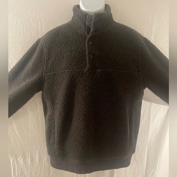 Jcrew Sherpa button front sweatshirt! - Picture 2 of 8